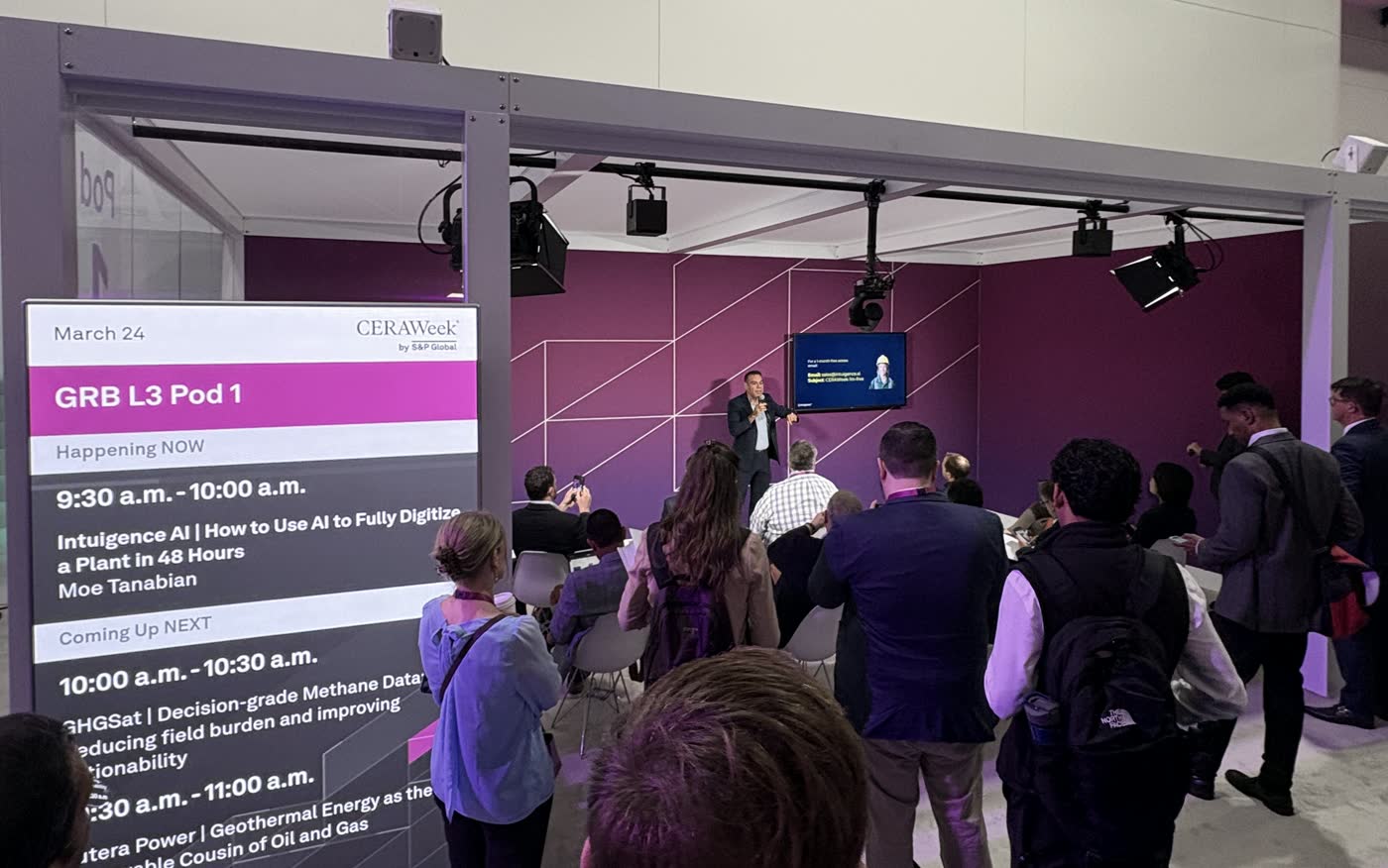 Moe Tanabian speaking at CERAWeek